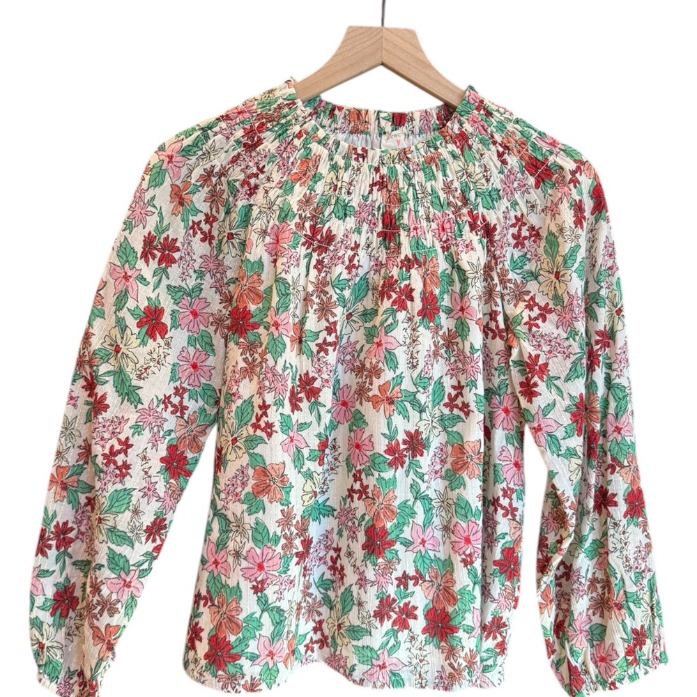 Crew Cuts Floral Smocked Girl’s Top